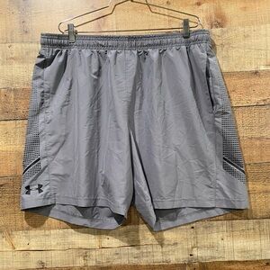 New Without Tags Under Armour Men's Charcoal Athletic Shorts Size 2XL